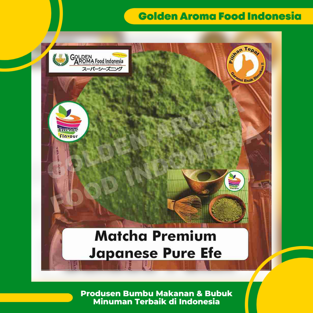 

Bubuk Matcha Premium Japanese Pure Efe 1/2 Kg Essen Flavor Ekstrak Matcha Murni 500 Gram Green Tea Tanpa Gula Flavour Essence Flavour Extract Greentea GAFI Buat Makanan dan Minuman Roti Kue Bolu Wangi Terbaik yang Bagus Bandung Jakarta Surabaya Review