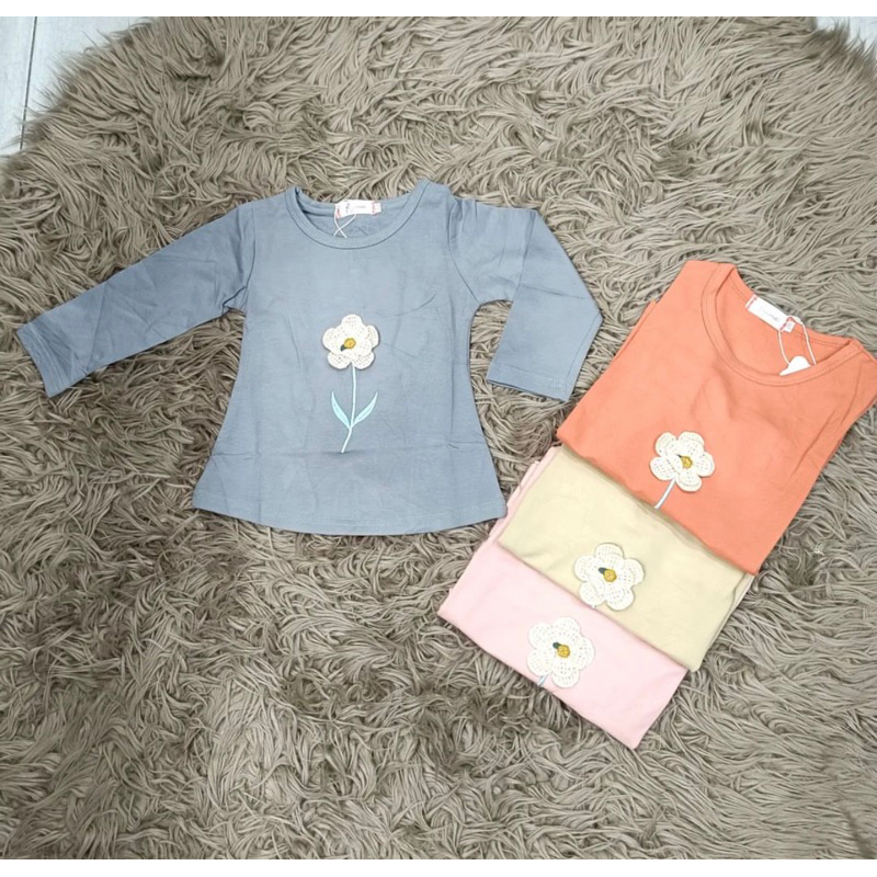 BAJU KAOS PANJANG ANAK PEREMPUAN/BAJU ATASAN ANAK PEREMPUAN