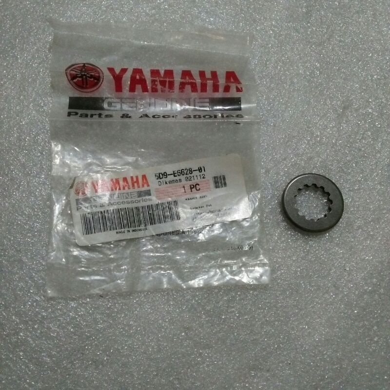 WASHER RING PLAT RUMAH KOPLING YAMAHA VEGA ZR ORI YGP ASLI / 5D9-E6628-01