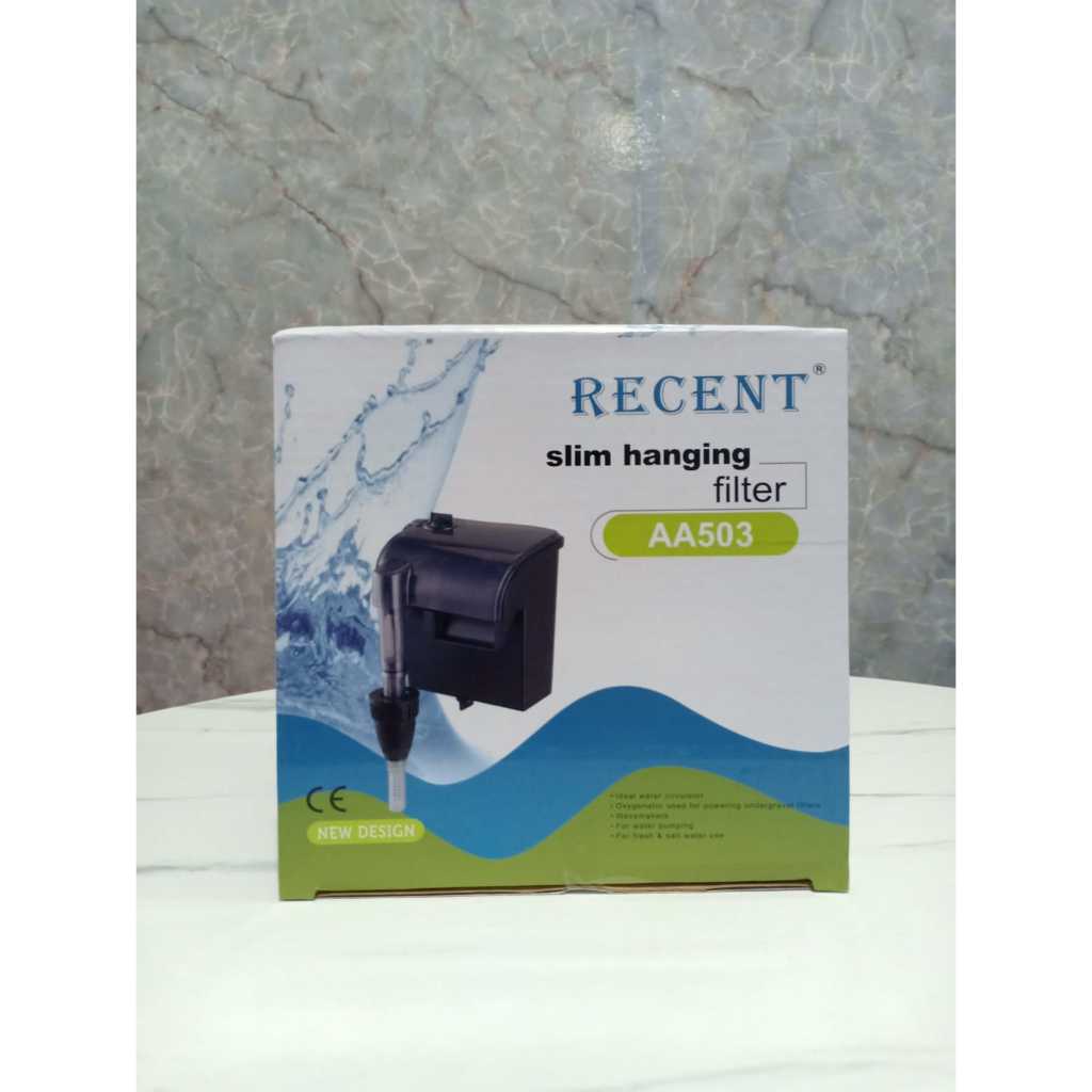 Filter Gantung Air Akuarium Hemat Listrik - Skimmer Aquascape Tanpa Kuras 503