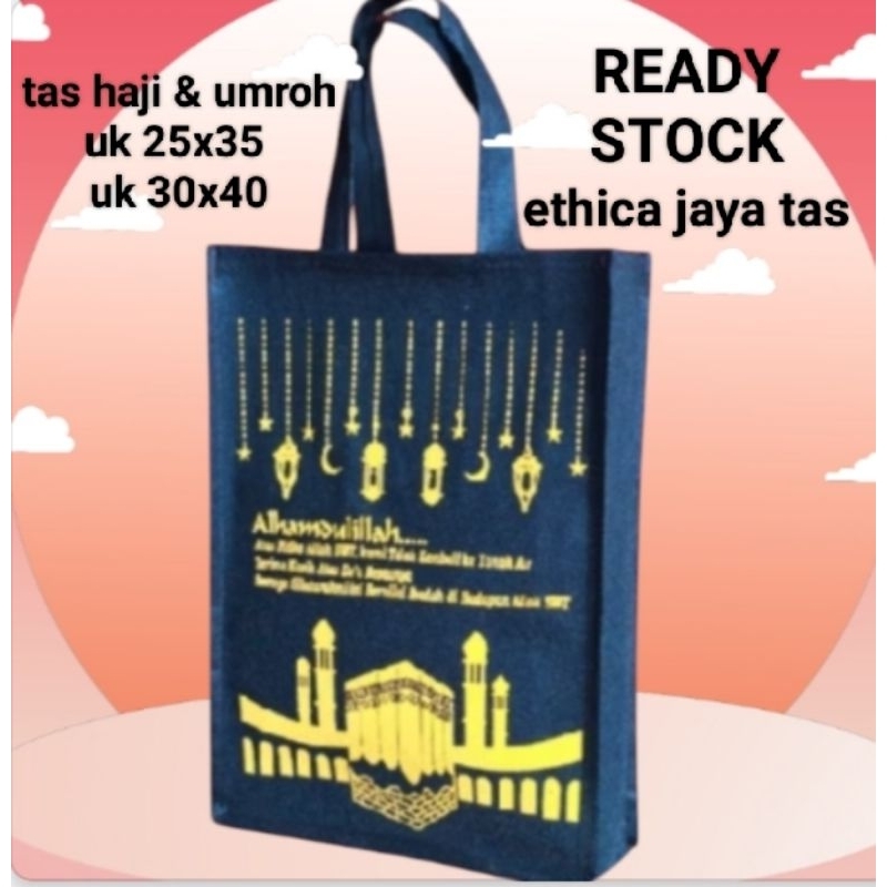 

tas oleh-oleh haji dan umroh P30xL8xT40 per lusin