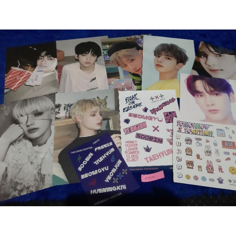 [READY] OFFICIAL TXT INCLUSION ALBUM MINISODE1 TCCF TCCFOE MINI POSTER POSTCARD STICKER BLUE HOUR TH