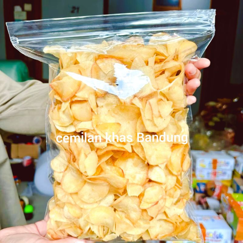 

keripik singkong rasa original 500gram cemilan gurih kriuk kriuk