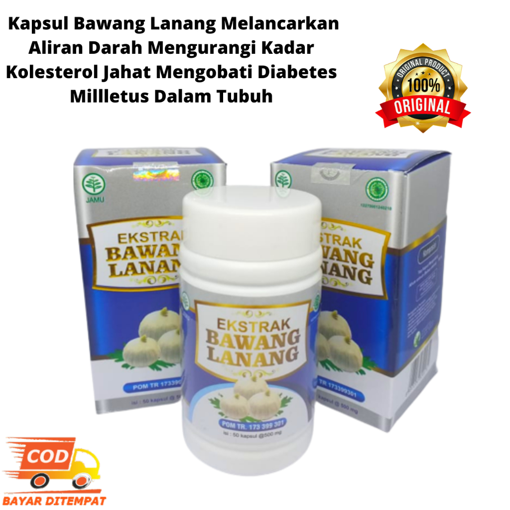 Kapsul Ekstrak Bawang Lanang / Obat Kolesterol / Kapsul Bawang lanang 50kp/bawang dayak/bawang tungg
