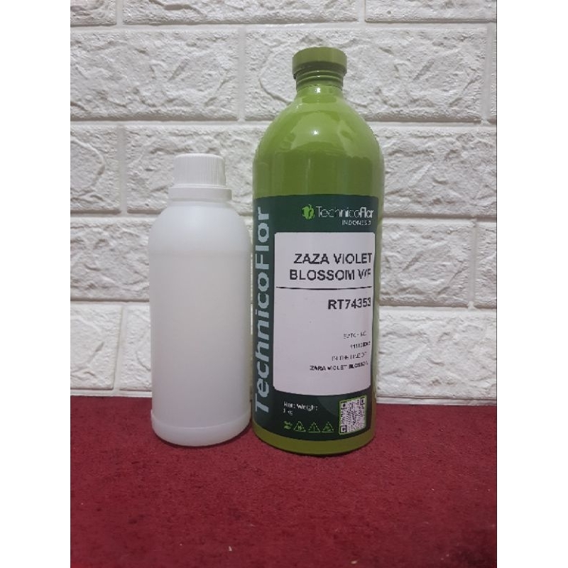 BIBIT PARFUM ZAZA VIOLET BLOSSOM BY TECHNICOFLOR KEMASAN REPACK 100ML & 500ML
