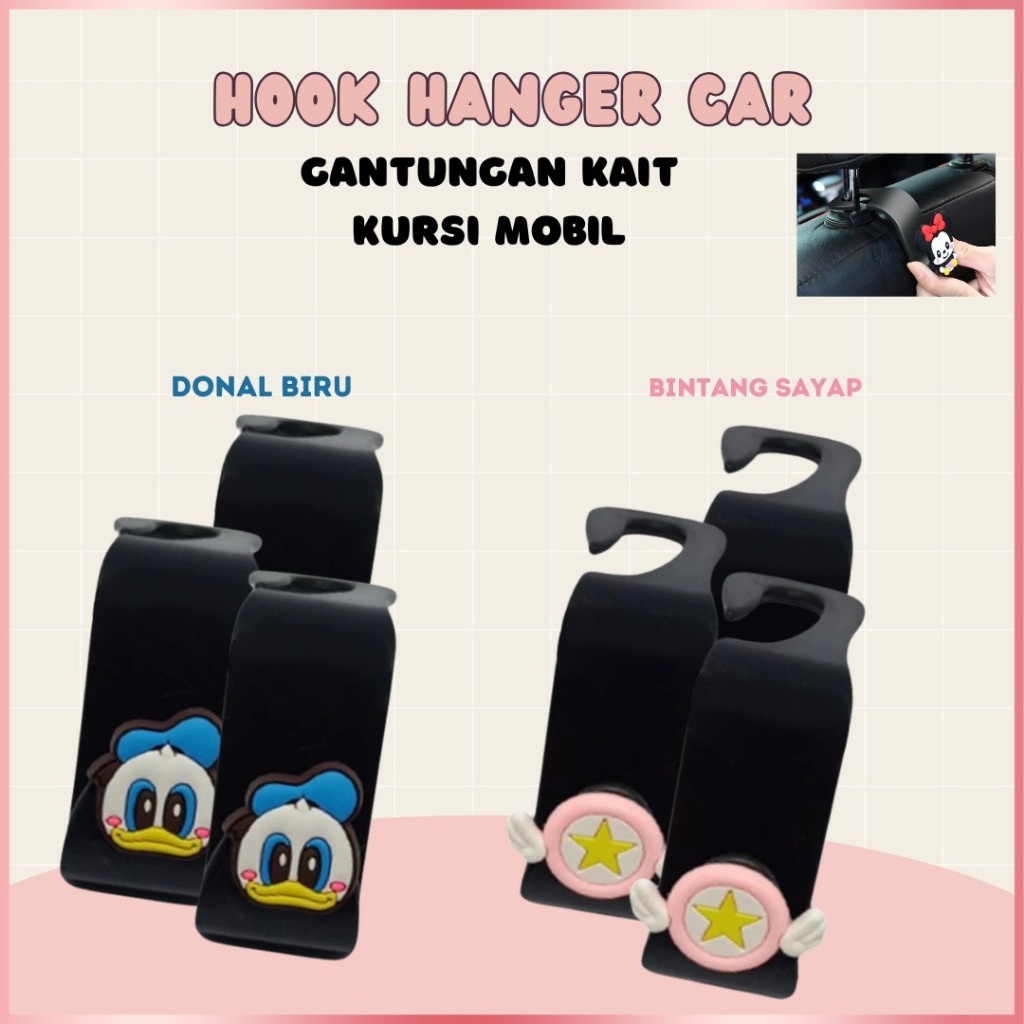 Gantungan Hook Kait Jok Mobil Car Headrest Hook Hanger Holder  | aksesoris