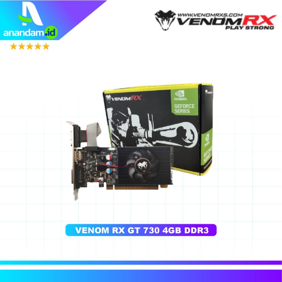 VENOM RX NVIDIA GEFORCE GT730 4GB DDR3 128-BIT GT 730