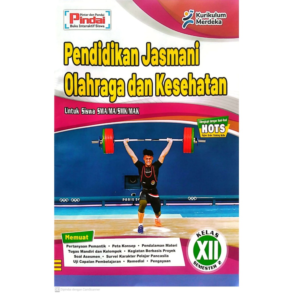 Buku LKS PJOK Kurikulum Merdeka Kelas 12 SMA/MA/SMK/MAK Semester 2