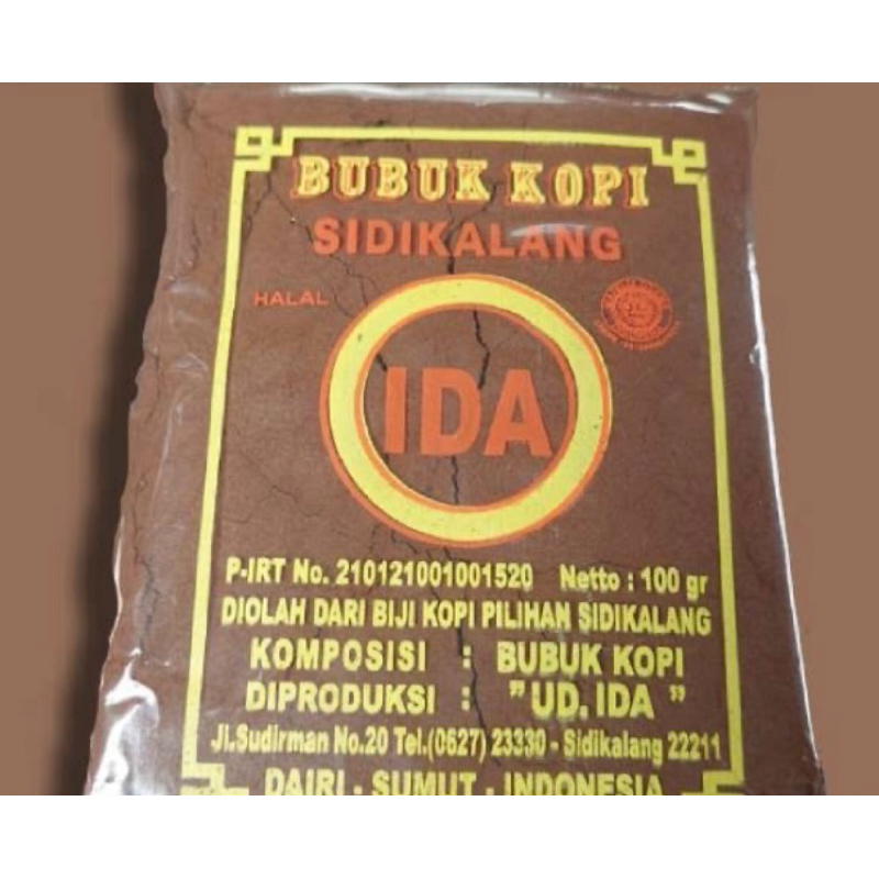 

kopi bubuk asli sidikalang HALAL 100% 100gr