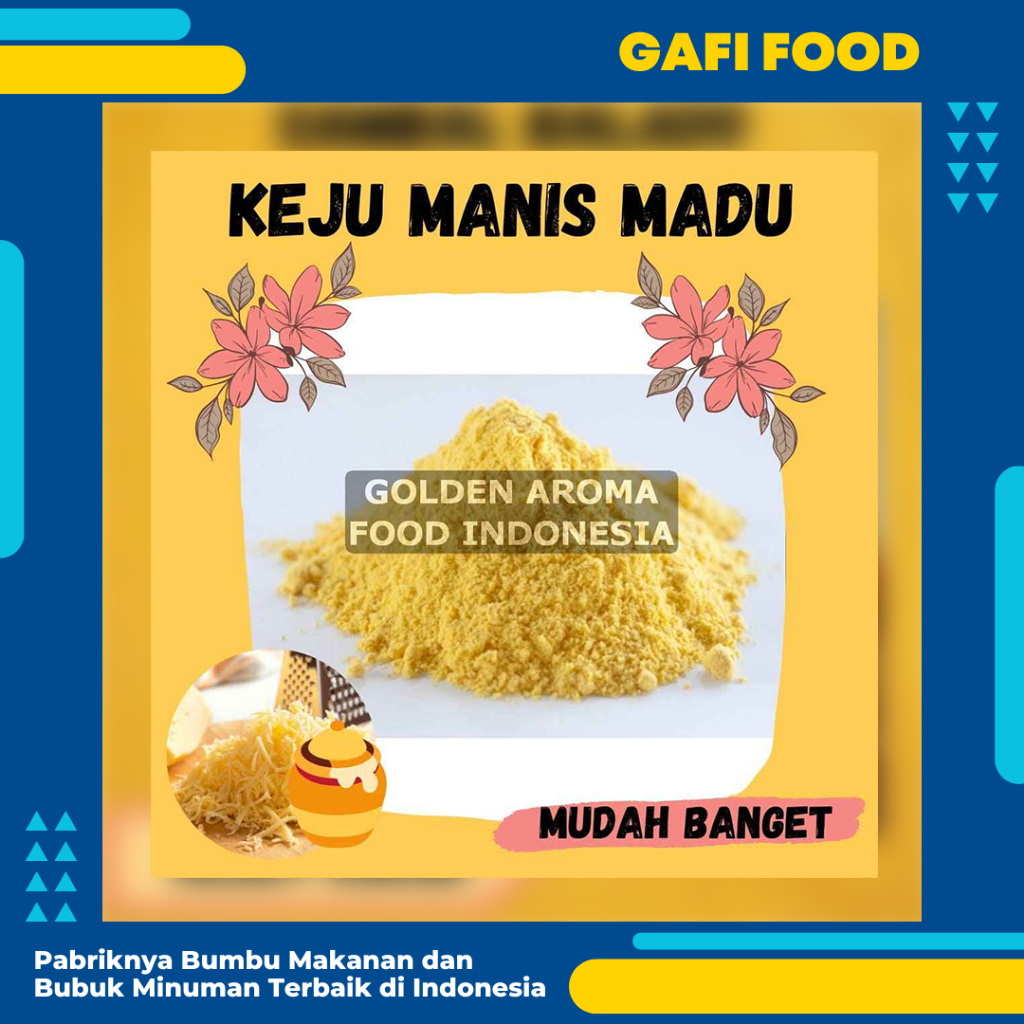 

BUMBU TABUR KEJU MANIS MADU 1 KG FOOD GRADE 1Kg Bubuk Bumbu Keripik Pisang Snack Cilor Papeda Mie