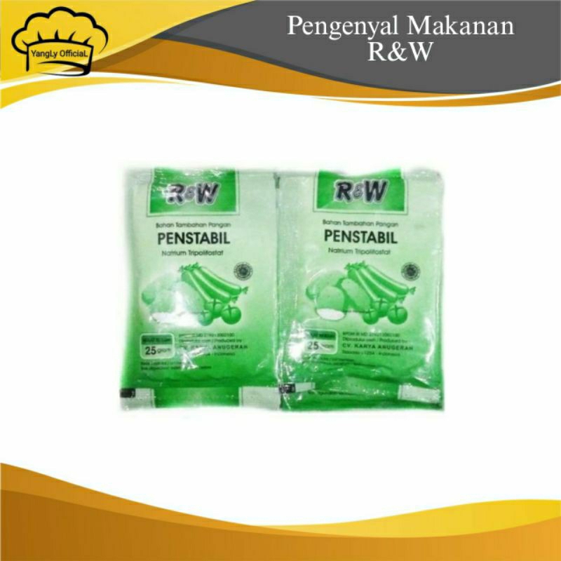 

Penstabil (PENGENYAL) Makanan Merk Rajawali Per Sachet 25gr