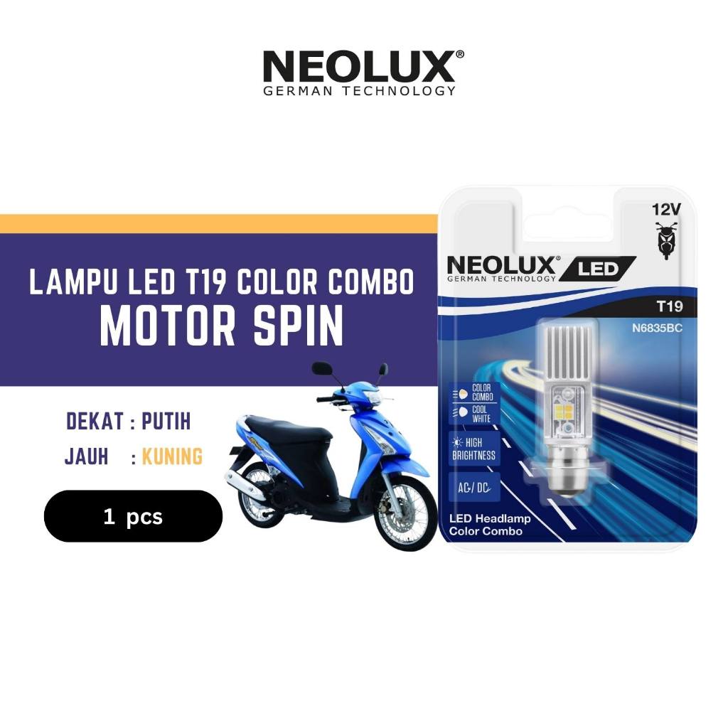 Neolux Lampu LED Motor SUZ Spin T19 H6 M5 K1 T19 Color Combo
