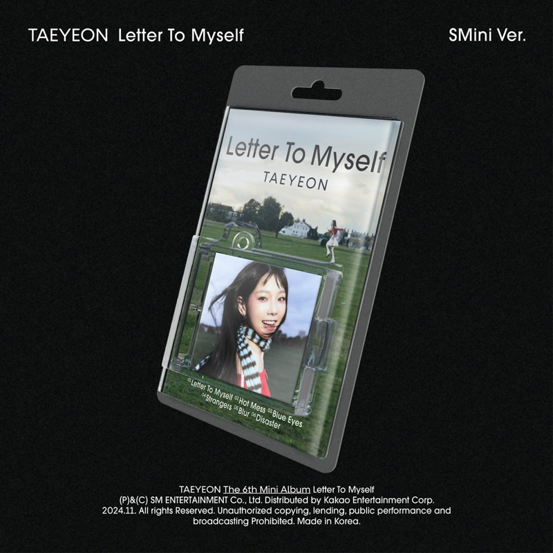 [PRE ORDER] ALBUM TAEYEON LETTER TO MY SELF TO LETTER GUMBOOK SMINI LP VER SEALED OFFICIAL MURAH