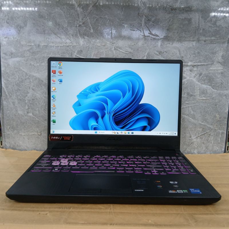 ASUS TUF GAMING F15 FX506HC INTEL CORE i5-11400H RAM 16GB SSD 512GB RTX 3050