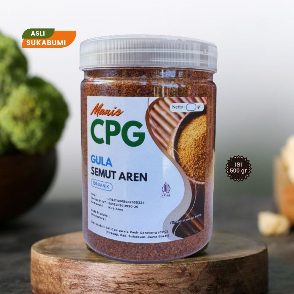 

CPG Gula Aren Bubuk Organik 500 gr Asli Sukabumi / Gula Semut AREN