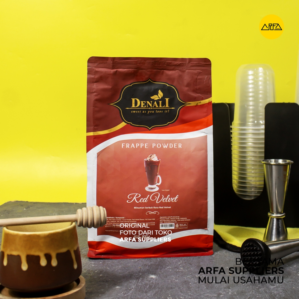 

Powder Denali Redvelvet 800gr - Bubuk Minuman Premium