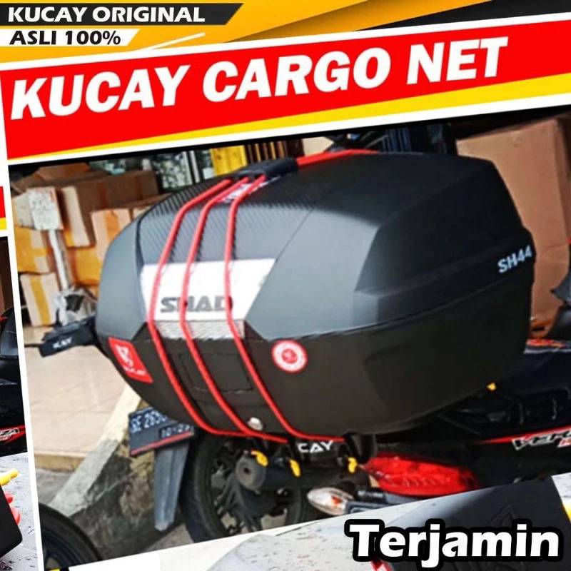 Kucay Cargo Nett Tali Motor Bagasi Serbagunan Tali Cargo