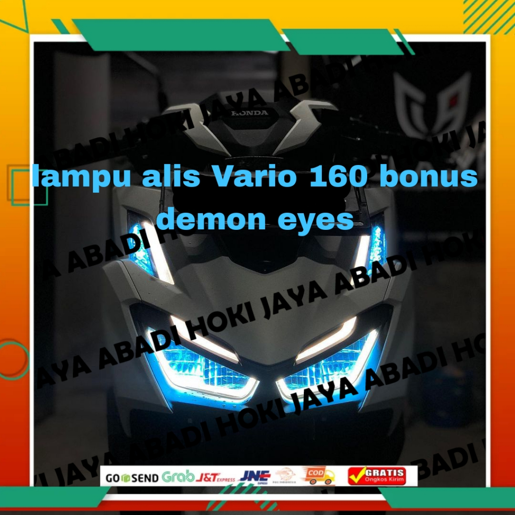 FULL SET PAKET LAMPU ALIS VARIO 160 BONUS LED DEMON SIAP PAKAI LAMPU ALIS DRL ALL NEW VARIO 160 2022