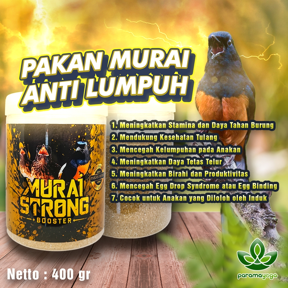PAKAN JANGKRIK UNTUK BURUNG MURAI, FULL NUTRISI & KALSIUM EKSTRA