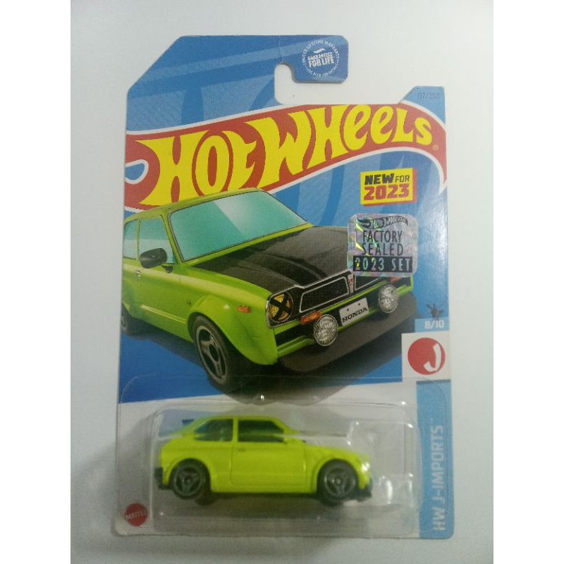 Hot Wheels Honda Civic Custom US Card Factory Sealed