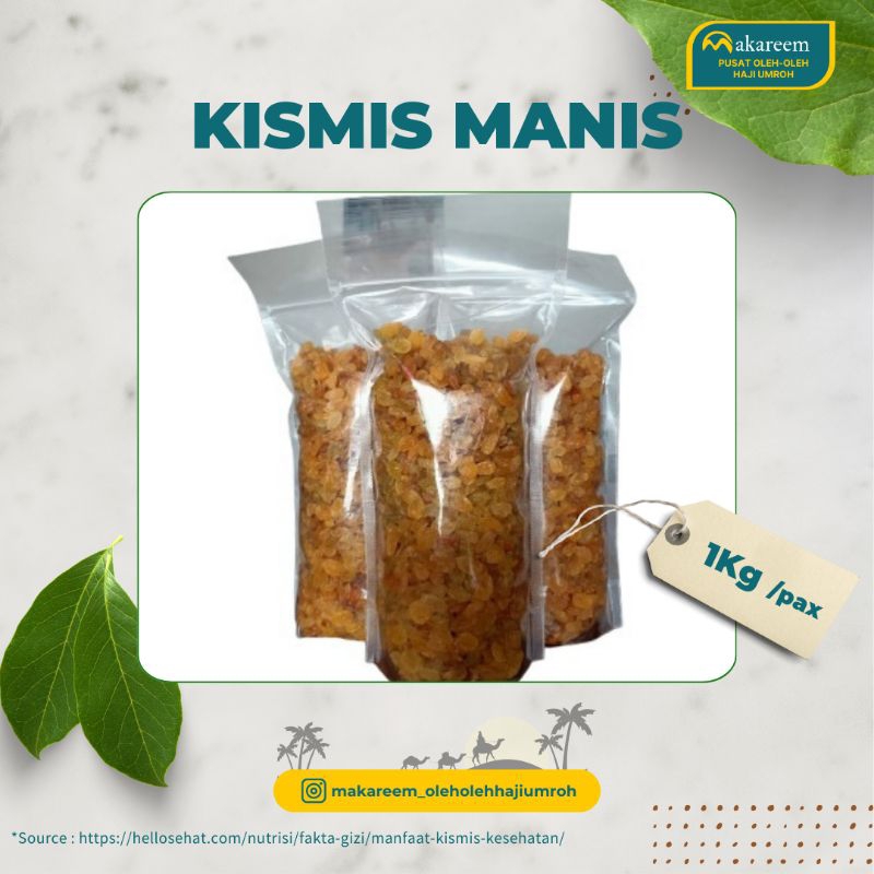 

Kismis Manis 1Kg