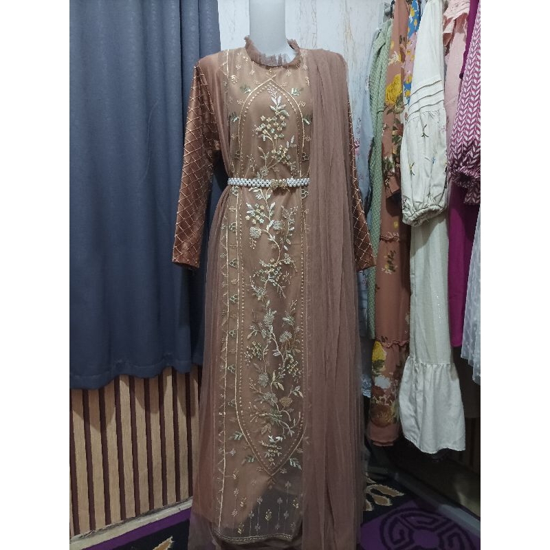 gamis brukat mix tile import