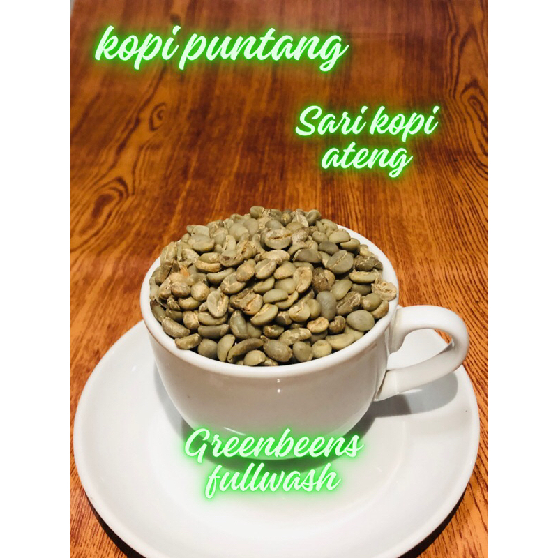 

greenbeens arabika kopi puntang by sari kopi ateng varian fullwash