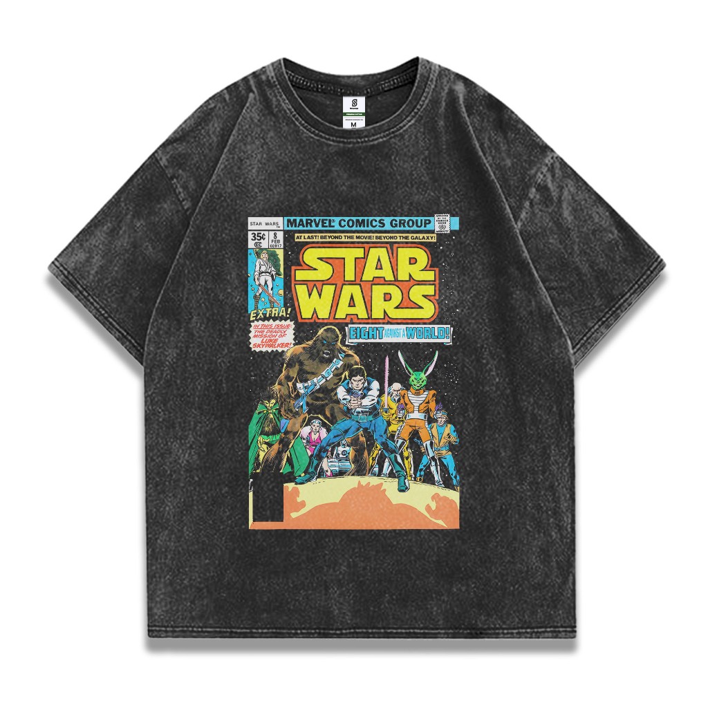 Kaos Oversize Star Wars 1978 Style Wash Tee