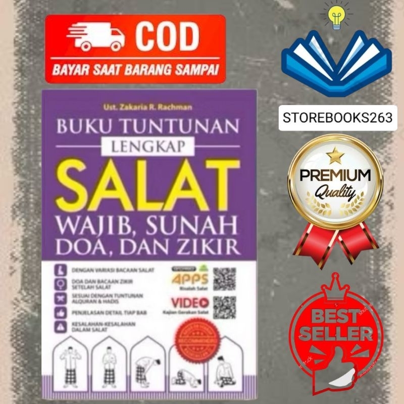 Buku Tuntunan Lengkap Salat Wajib Sunah Doa Dan Zikir Edisi Revisi - Zakaria R. Rachman