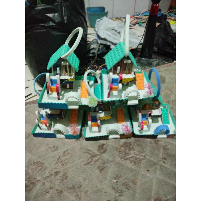 rumahan tingkat kecil+2 keong kelomang umang