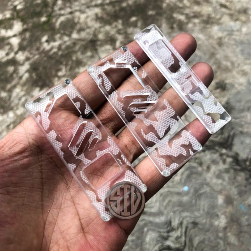 

Panel Acrylic Clear Transparan Belatto Motif HexaFlow Pattern