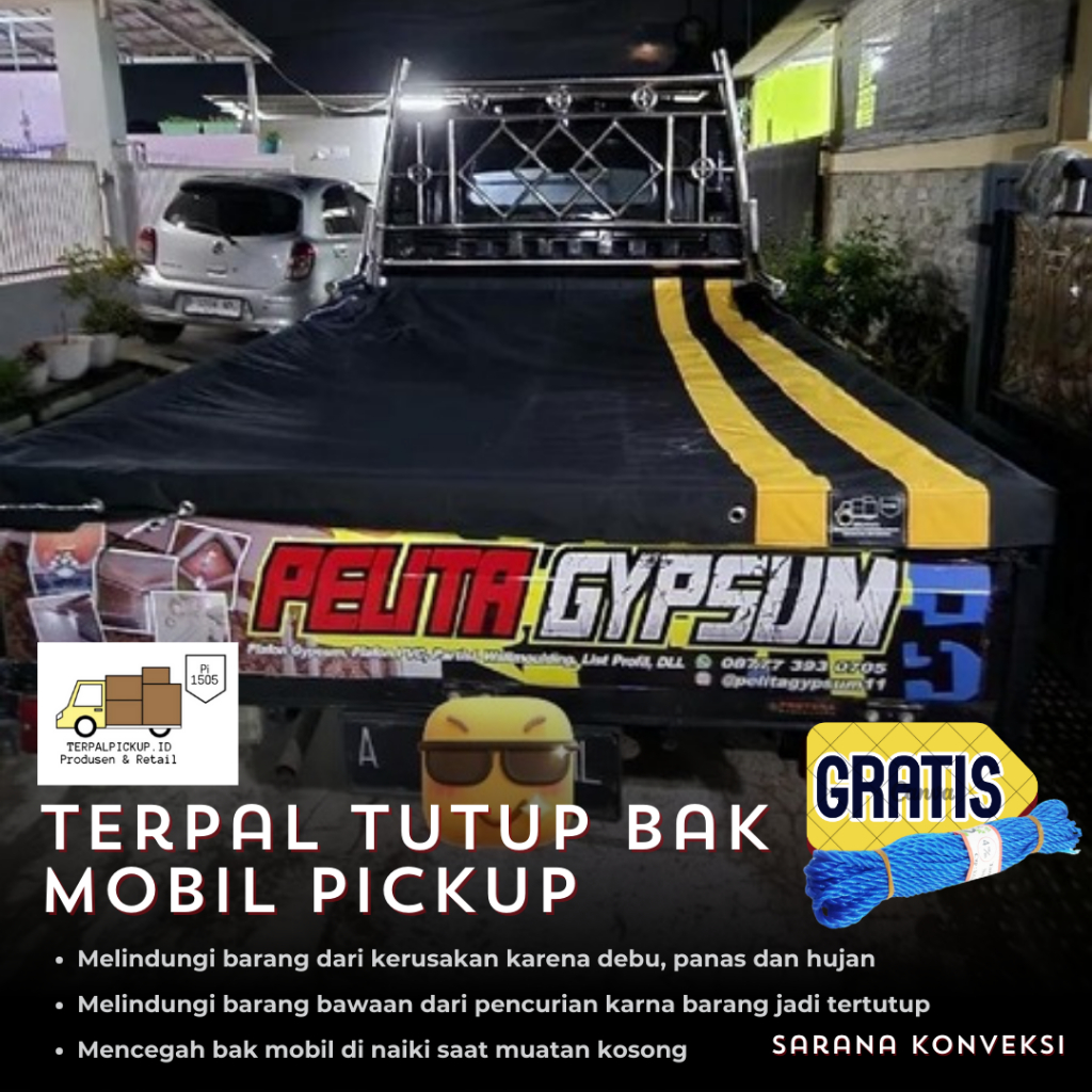 Jayy Terpal Cover Tutup Belakang Bak Mobil Pickup Mitsubishi L300 AST