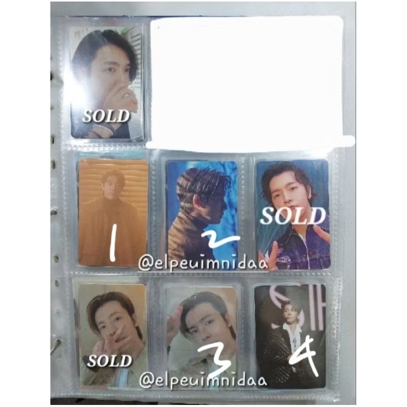 Super Junior Donghae Photocard PC Album
