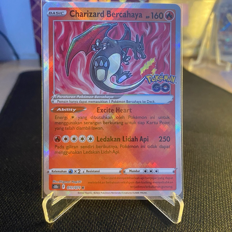 Charizard 011/071 Pokemon Go Pokemon TCG Indonesia