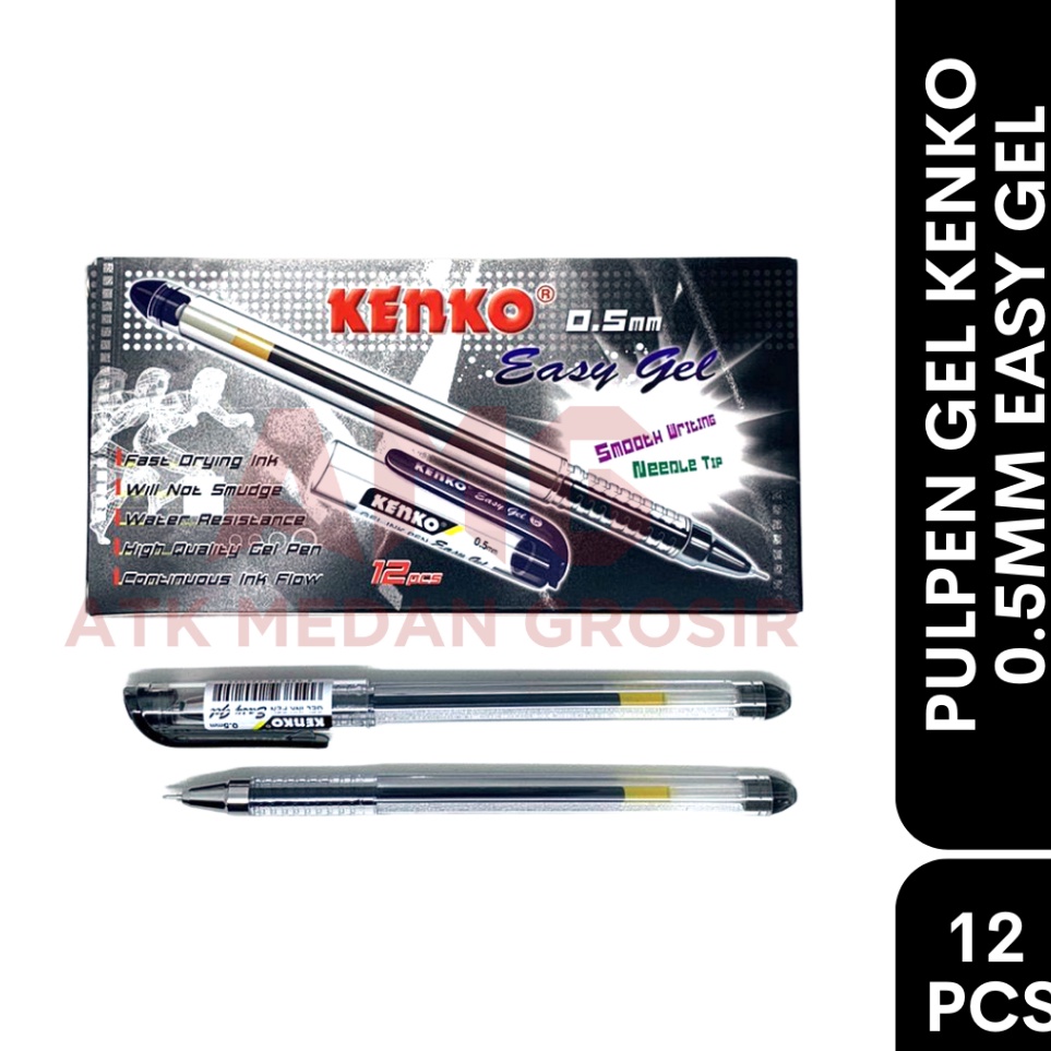 

KODE B84D PULPEN GEL KENKO BEST SELLER PER LUSIN
