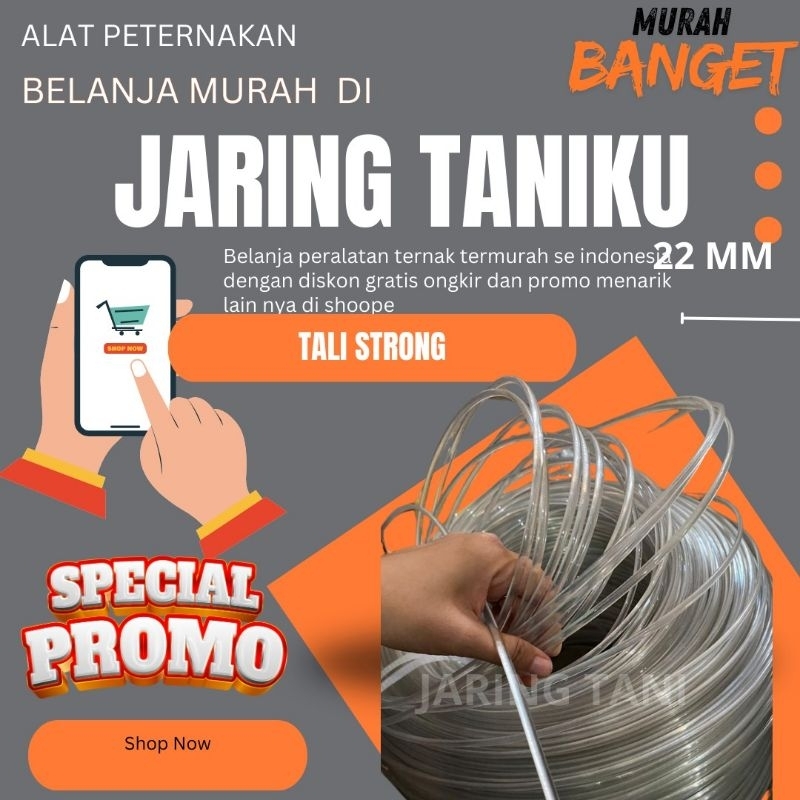 TALI STRONG SLAT MESH - TALI PENGIKAT ATAU PENYANGGA SLAT PLASTIK