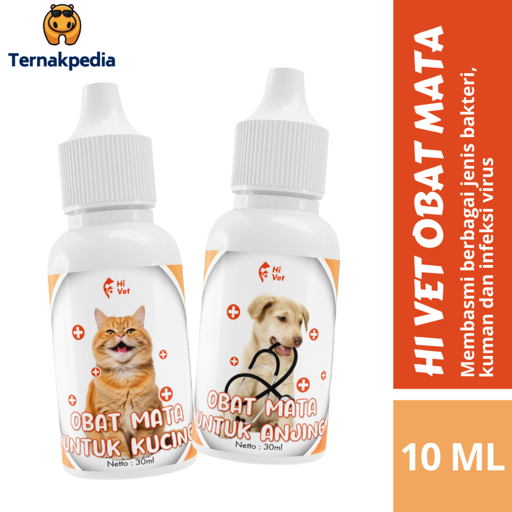 Tetes Mata Hewan - HI VET Tetes Mata Kucing - Tetes Mata Kucing - Obat tetes Mata Kucing - HI VET