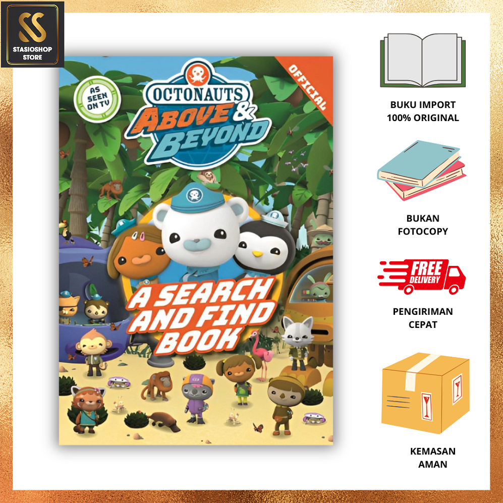 OCTONAUTS ABOVE & BEYOND A SEARCH & FIND BOOK | 9781408371879