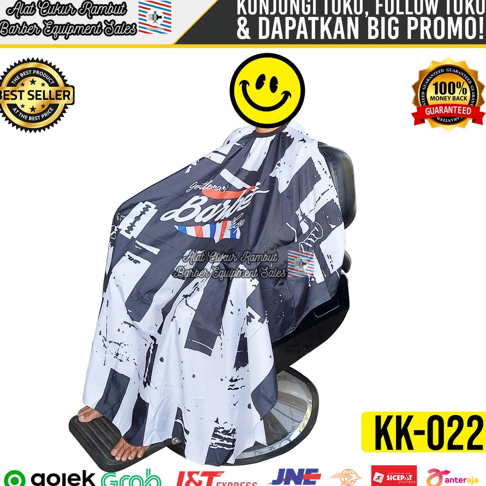 rf Serba Murah Kain Kep Potong Rambut Kain Barber Kain Pangkas Cukur Rambut KK22 H35