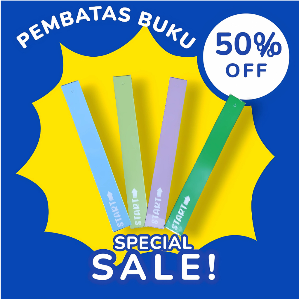 

Pembatas Buku Minimalis Terjangka Warna Warni
