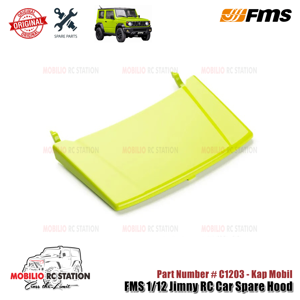FMS Part #C1203 1/12 Jimny RC Car Spare Hood - Kap Mobil
