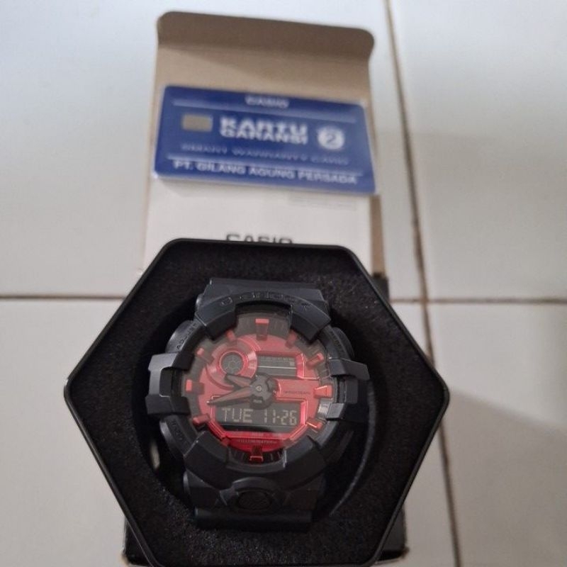 Jam Casio Gshock GA-700AR Original Bekas