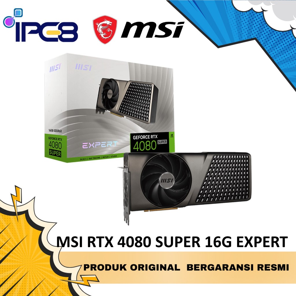 MSI VGA GAMING NVIDIA GEFORCE RTX 4080 SUPER EXPERT 16GB GDDR6X / MSI RTX 4080 SUPER 16G EXPERT