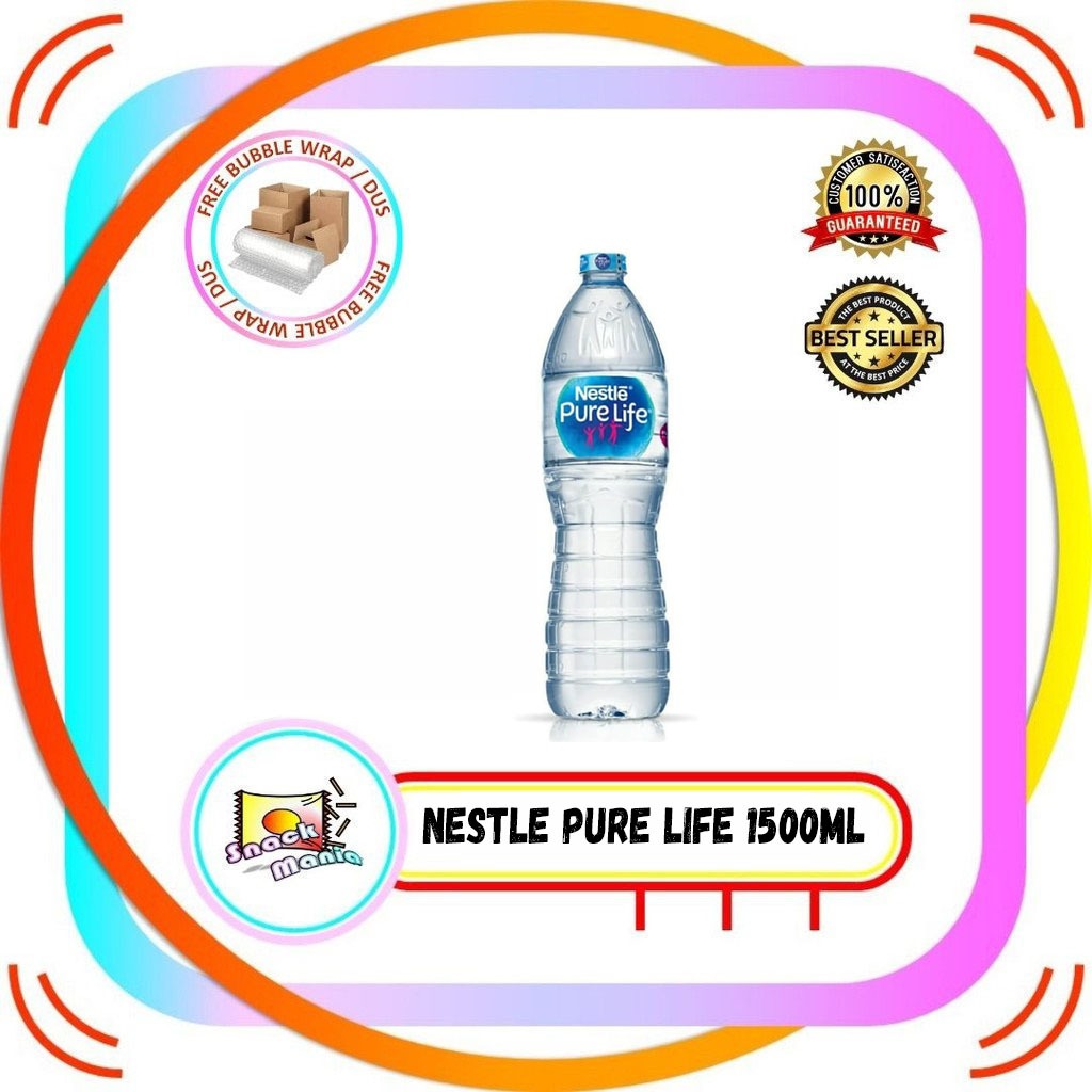 

NESTLE Pure Life Mineral Water ~ 1500 ml Air Mineral 1 Botol