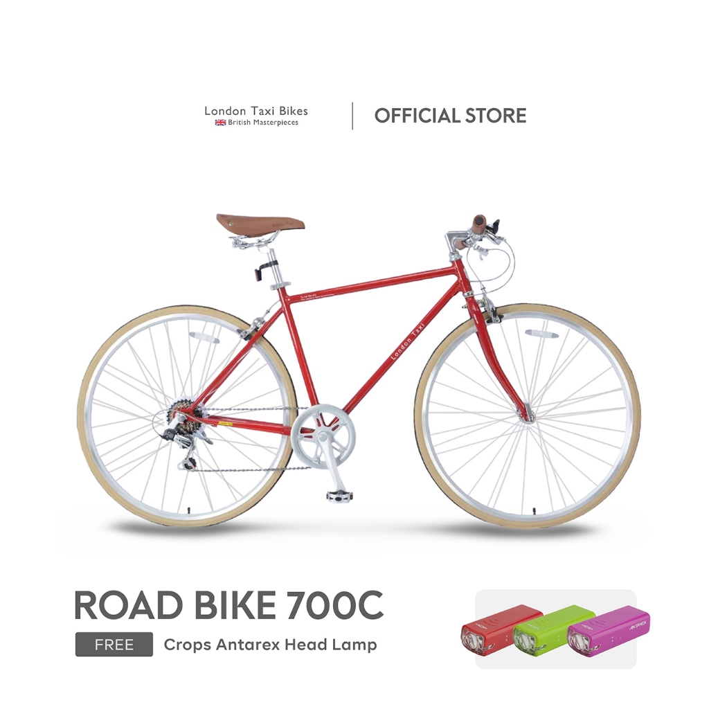 Sepeda London Taxi Road Bike 700C - Red