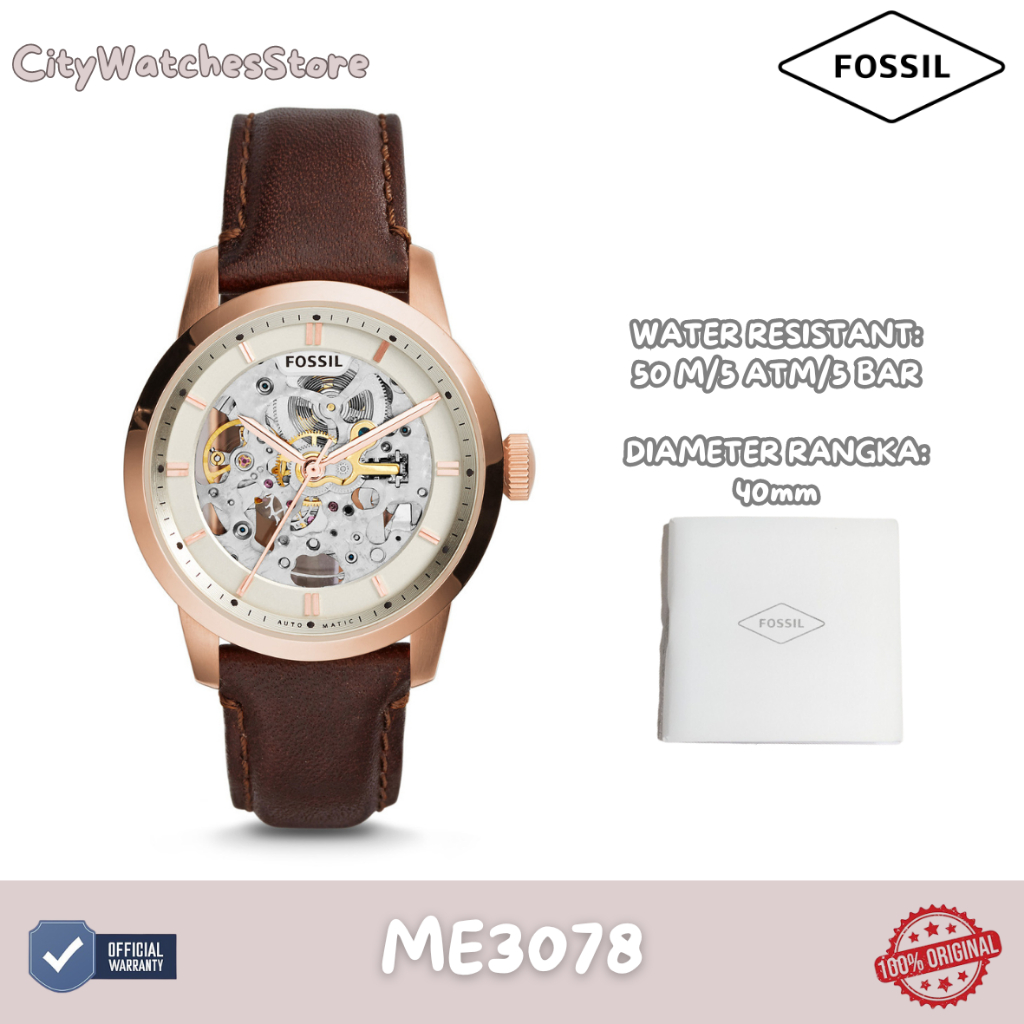 Jam Tangan Pria Fossil Original Bergaransi 1 Tahun Resmi  - ME3078 / Jam Ori / Jam Tangan Baru/ Jam 