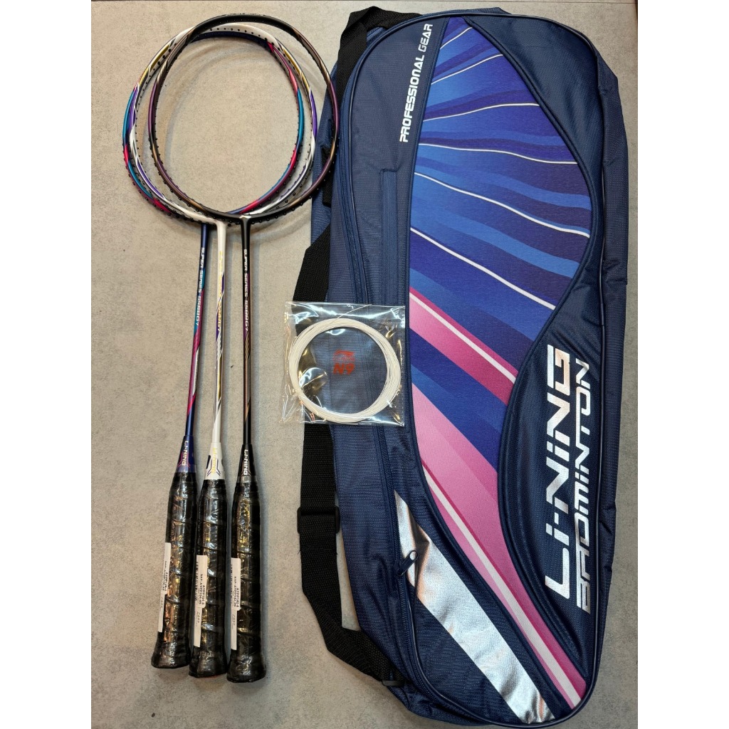Raket Badminton Lining Super Series SS 68 88 G7 Free Tas,Senar Raket Badminton Original