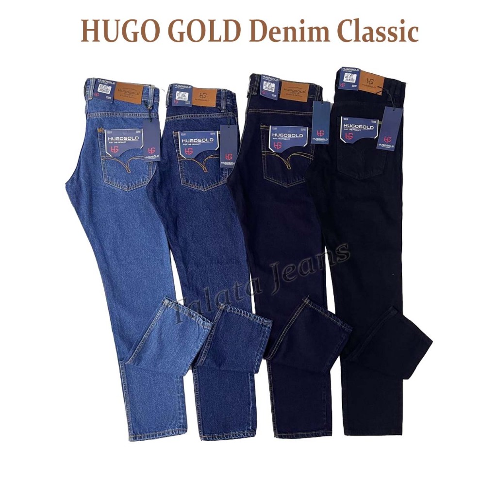 Celana Jeans Panjang Hugo Gold Classic Premium / Celana Standard Hugo Gold Terbaru 2024