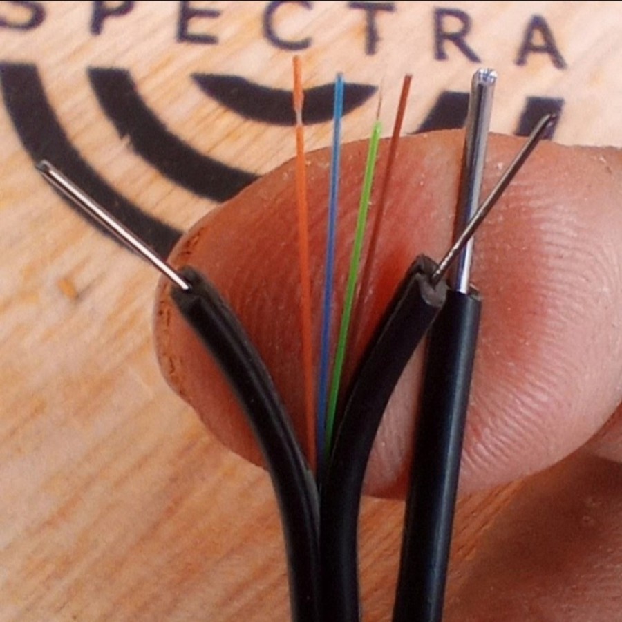 Kabel FO 1Core 2Core FTTH Dropcore 1 2 4 Core Fiber Optik 1 3 seling - 1 Core 1 Seling