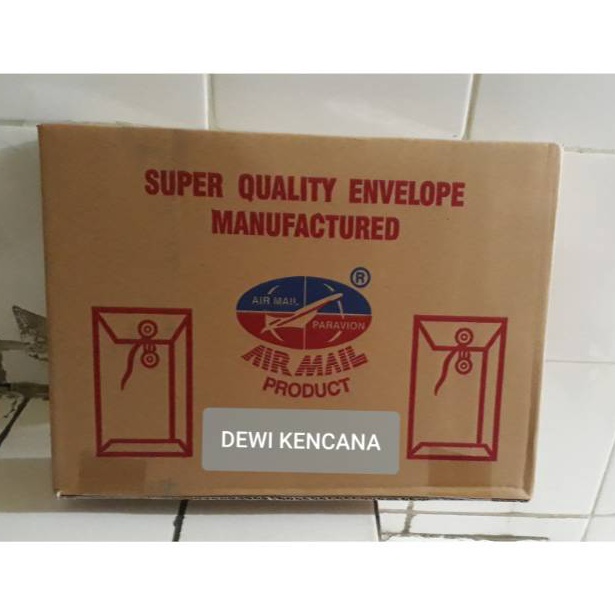 

6uStock Banyak Amplop Tali Coklat 31 Merk Airmail Folio 95